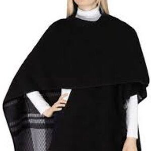 Ike Behar Reversible Wrap with High Pile Fleece